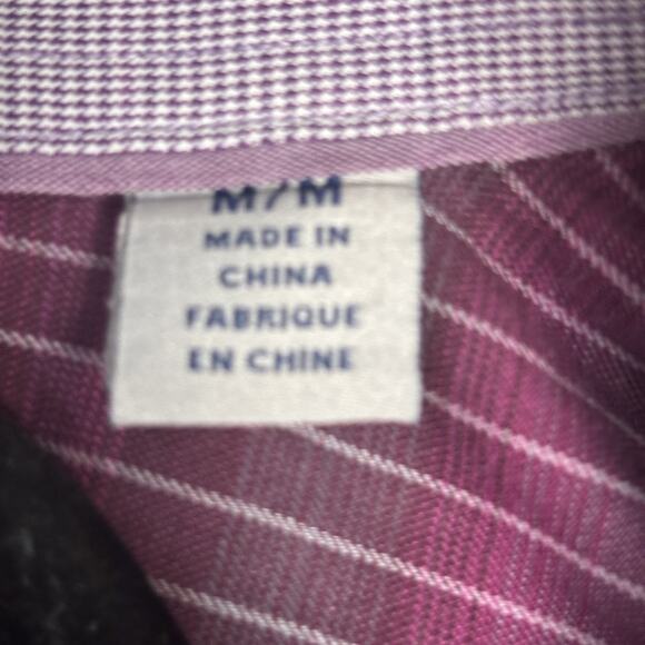 Tommy Bahama Shirt Mens Medium Silk Blend Button Up Long Sleeve Striped Casual - Picture 5 of 16